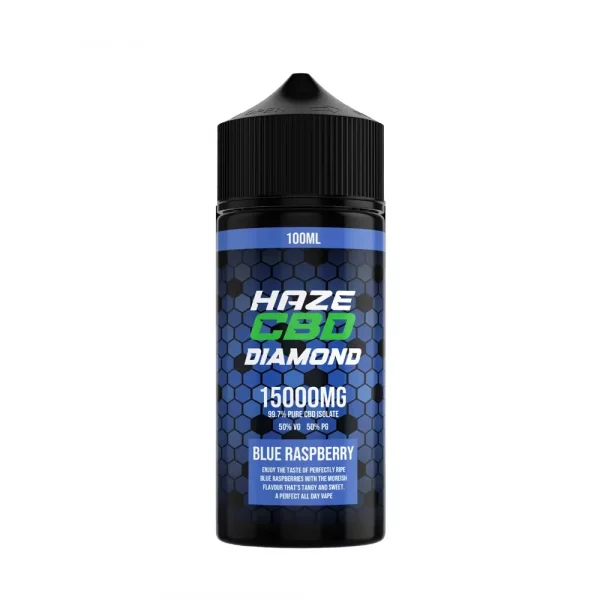 HAZE Blue Raspberry CBD Diamond Eliquid 15.000mg (100ml)