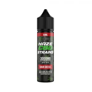 HAZE Sour Diesel CBD Strains Eliquid 3000mg (60ml)