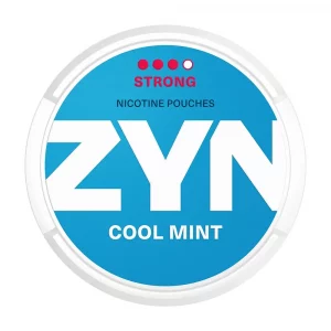 ZYN Cool Mint Slim Strong Nicotine Pouches - Snus Pods (9.5mg)