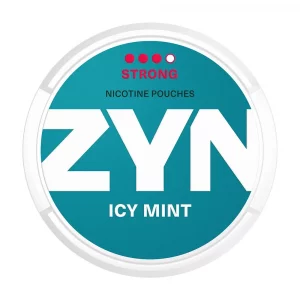 ZYN Icy Mint Slim Strong Nicotine Pouches - Snus Pods (9.5mg)