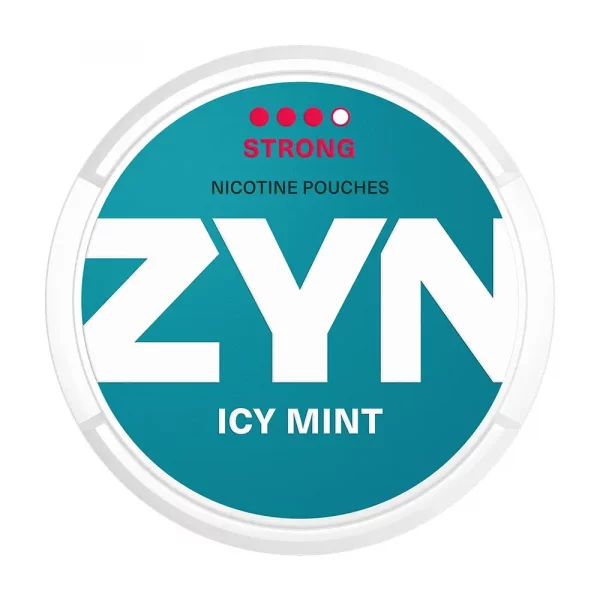 ZYN Icy Mint Slim Strong Nicotine Pouches - Snus Pods (9.5mg)