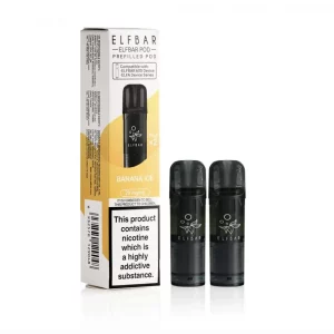 ELFBAR 600 - Prefilled Pods - Banana Ice (2x2ml)