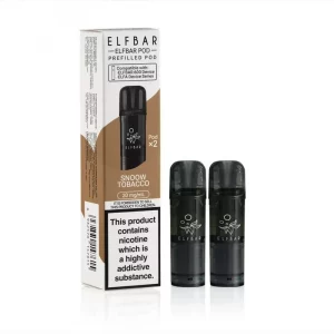 ELFBAR 600 - Prefilled Pods - Snoow Tobacco (2x2ml)