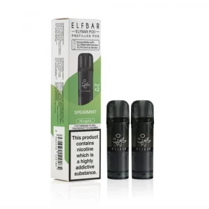 ELFBAR 600 - Prefilled Pods - Spearmint (2x2ml)